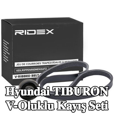 RIDEX V-Oluklu Kayış Seti — Hyundai Tiburon
