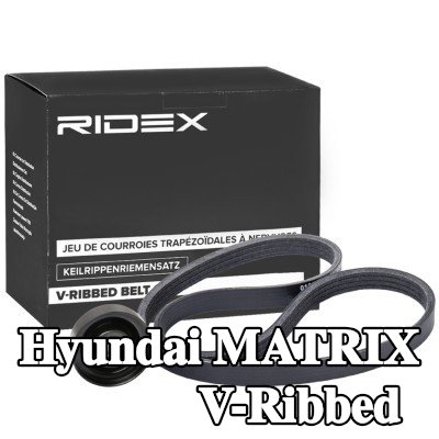 RIDEX مجموعة أحزمة V-Ribbed — Hyundai Matrix