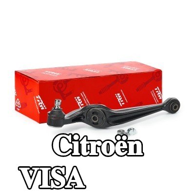 TRW ذراع التعليق للمحور الأمامي, السفلي, يمين, خارجي, مع ملحقات — Citroën Visa