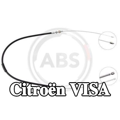 A.B.S. كابل فرامل اليد 1455mm — Citroën Visa