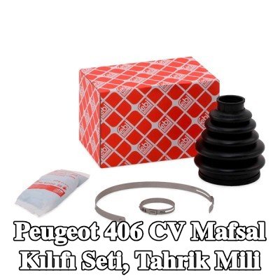FEBI BILSTEIN CV Mafsal Kılıfı Seti, tahrik mili — Peugeot 406