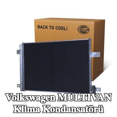 HELLA Kurutuculu klima kondansatörü, contasız/sızdırmazlık elemanları olmadan — Volkswagen Multivan