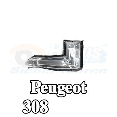 VAN WEZEL مؤشر جانبي مرآة خارجية يمين — Peugeot 308