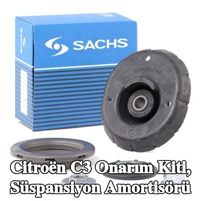 SACHS Onarım kiti, süspansiyon dikmesi Ön Aks Sol, Ön Aks Sağ — Citroën C3