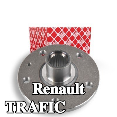 FEBI BILSTEIN محور العجلة المحور الأمامي الأيسر, المحور الأمامي الأيمن, بدون محمل عجلة — Renault Trafic