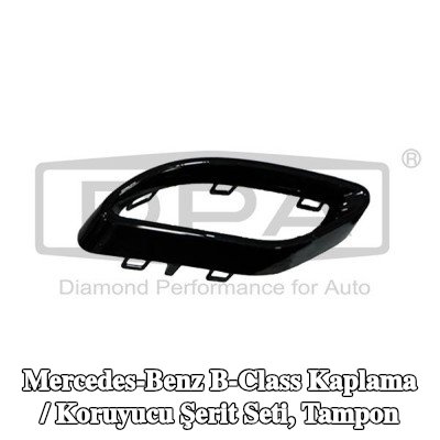 DPA Kaplama / Koruyucu Şerit Seti, tampon — Mercedes-Benz B-Class