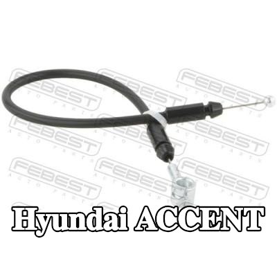 FEBEST كابل غطاء المحرك — Hyundai Accent