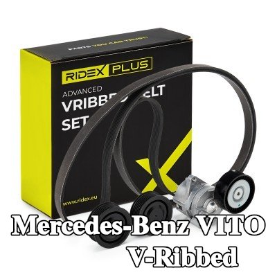 RIDEX PLUS مجموعة أحزمة V-Ribbed — 2003 Mercedes-Benz Vito