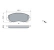BOSCH Fren balatası seti 15, 6mm — 2000 Mitsubishi Grandis (7)