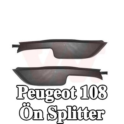 VAN WEZEL Ön splitter Ön, Sol Ön, Sağ ön — Peugeot 108