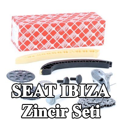 FEBI BILSTEIN Zincir gergisi içeren zamanlama zinciri kiti, kızak raylı — 2002 SEAT Ibiza