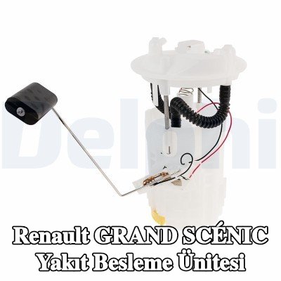 DELPHI Benzinli yakıt besleme ünitesi, contasız/sızdırmazlık elemanı olmadan, basınç sensörü olmadan — 2004 Renault Grand Scénic