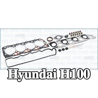 AJUSA مجموعة حشيات, رأس الأسطوانة مع حشوة رأس الأسطوانة, مع أختام ساق الصمام, FIBERMAX — Hyundai H100