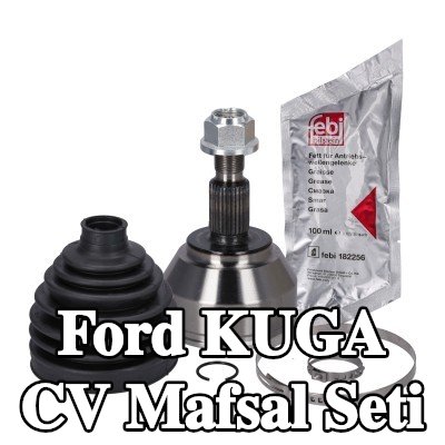 FEBI BILSTEIN CV mafsalı kiti Ön Aks, Tekerlek Tarafı, somunlu, gres ile — 2012 Ford Kuga