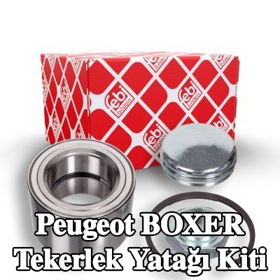 FEBI BILSTEIN Sol ön aks tekerlek yatağı kiti, Ön Aks Sağ, tutma halkası — Peugeot Boxer