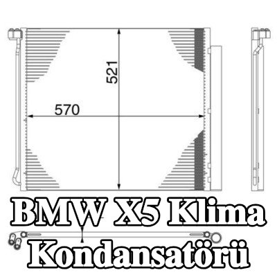 MAHLE Kurutuculu klima kondansatörü — BMW X5