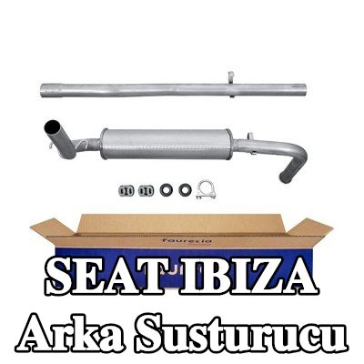 HELLA Arka susturucu Arka, montaj parçaları ile — 1990 SEAT Ibiza