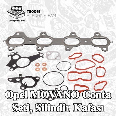 ET ENGINETEAM Conta seti, silindir kapağı contasız silindir kapağı — 2016 Opel Movano
