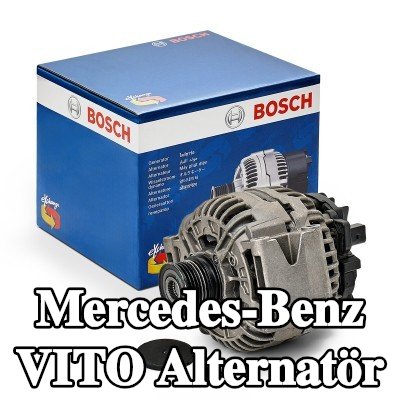 BOSCH Alternatör 200A — 2003 Mercedes-Benz Vito