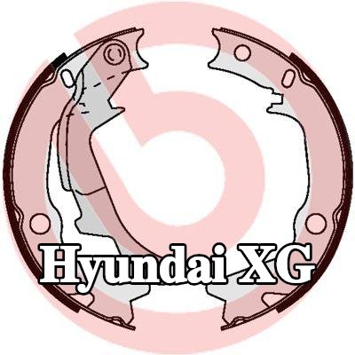 BREMBO أحذية فرامل اليد مع ذراع فرامل اليد — Hyundai Xg