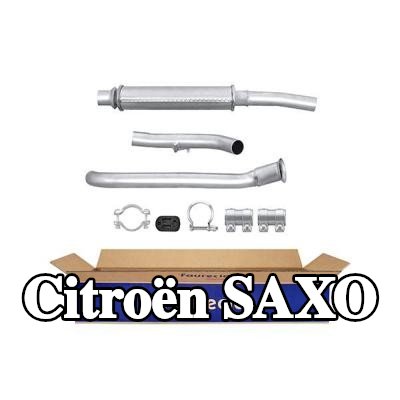 HELLA كاتم صوت وسط مع قطع التثبيت — 2000 Citroën Saxo