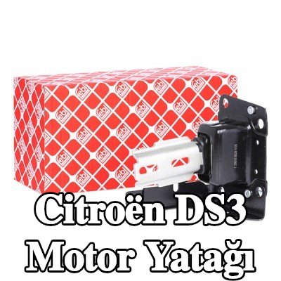 FEBI BILSTEIN Motor yatağı, sol, Elastomer — Citroën Ds3