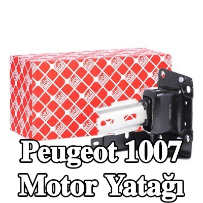 FEBI BILSTEIN Motor yatağı, sol, Elastomer — Peugeot 1007