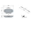BOSCH مجموعة وسادات الفرامل 18mm, مع لوحة مانعة للصرير, مع مسامير/براغي, مع ملحقات — Renault 21 (11)