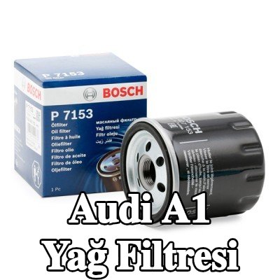 BOSCH Tek çek valflı yağ filtresi — 2016 Audi A1