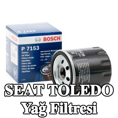BOSCH Tek çek valflı yağ filtresi — SEAT Toledo
