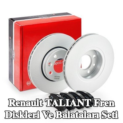 MAPCO Fren diskleri ve balataları seti Ön Aks, Havalandırmalı — Renault Taliant