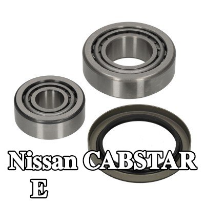 FEBI BILSTEIN مجموعة محامل العجلات - المحور الأمامي, مع حلقة مانعة للتسرب — Nissan Cabstar E