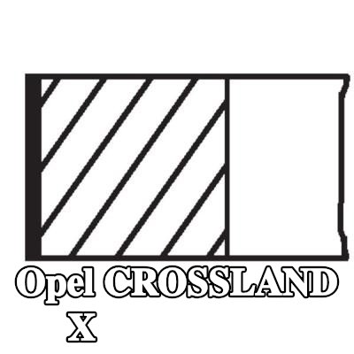 MAHLE مجموعة حلقات المكبس — Opel Crossland X
