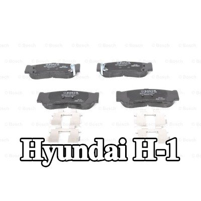 BOSCH مجموعة وسادات الفرامل 15, 5mm, مع لوحة مانعة للصرير, مع زنبرك — Hyundai H-1