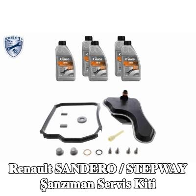 VAICO Aksesuarlarla birlikte şanzıman servis kiti, standart yağ değişimi için yağ miktarı ile — Renault Sandero / Stepway