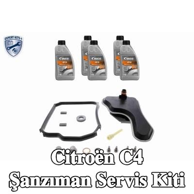 VAICO Aksesuarlarla birlikte şanzıman servis kiti, standart yağ değişimi için yağ miktarı ile — Citroën C4