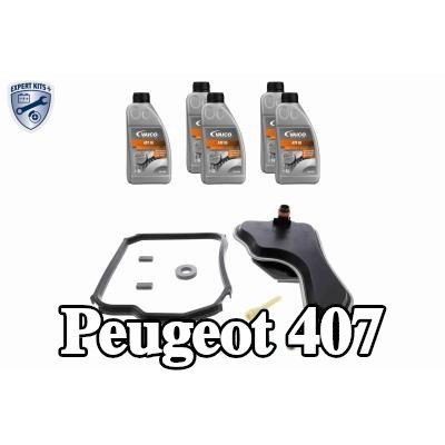 VAICO مجموعة صيانة علبة التروس مع الملحقات, مع كمية الزيت اللازمة لتغيير الزيت القياسي — Peugeot 407