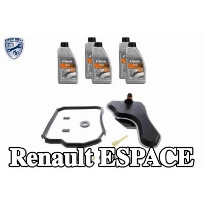 VAICO مجموعة صيانة علبة التروس مع الملحقات, مع كمية الزيت اللازمة لتغيير الزيت القياسي — 2000 Renault Espace