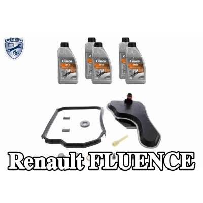 VAICO مجموعة صيانة علبة التروس مع الملحقات, مع كمية الزيت اللازمة لتغيير الزيت القياسي — Renault Fluence
