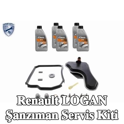 VAICO Aksesuarlarla birlikte şanzıman servis kiti, standart yağ değişimi için yağ miktarı ile — Renault Logan