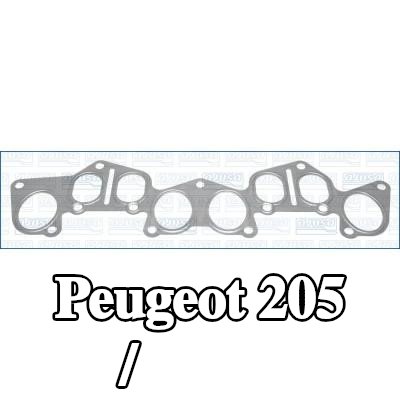 AJUSA حشية، مشعب السحب/العادم — Peugeot 205