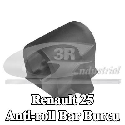 3RG Sol ön aks stabilizatör çubuğu burcu, Ön Aks Sağ, 19mm — Renault 25