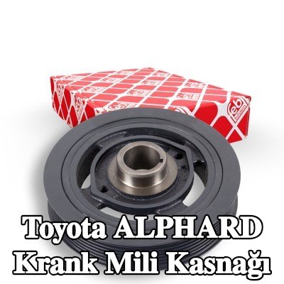 FEBI BILSTEIN Krank mili için krank mili kasnağı — 2012 Toyota Alphard