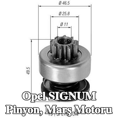MAGNETI MARELLI Pinyon, marş motoru — 2003 Opel Signum