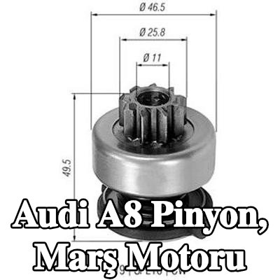 MAGNETI MARELLI Pinyon, marş motoru — Audi A8