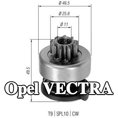 MAGNETI MARELLI الترس الصغير، المُشغّل — 2004 Opel Vectra