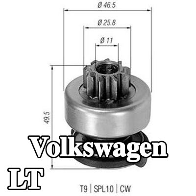 MAGNETI MARELLI الترس الصغير، المُشغّل — Volkswagen Lt