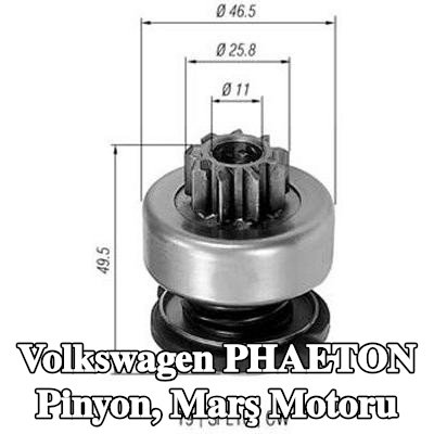 MAGNETI MARELLI Pinyon, marş motoru — Volkswagen Phaeton