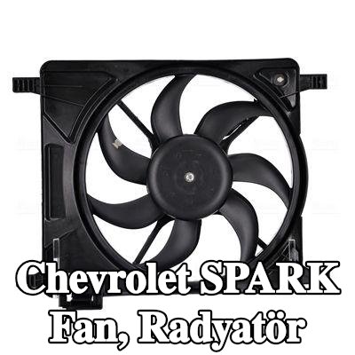 NISSENS Fan, radyatör 385mm, radyatör fan kapağı, direnç olmadan, kontrol ünitesi olmadan — Chevrolet Spark