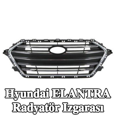 BLIC Ön radyatör ızgarası, siyah, krom — Hyundai Elantra